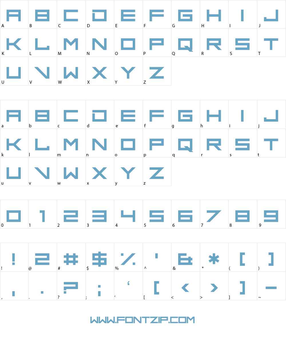 Blend Her Font Character